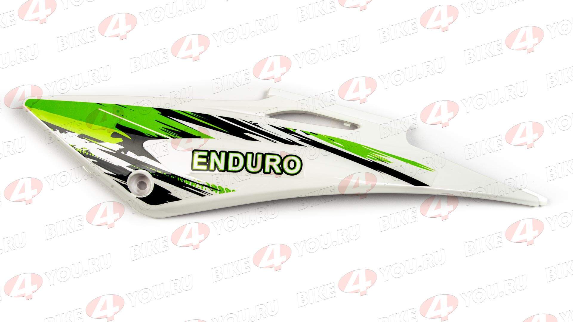 Пластик боковой задний левый Enduro 250 LT/ST/EX белый